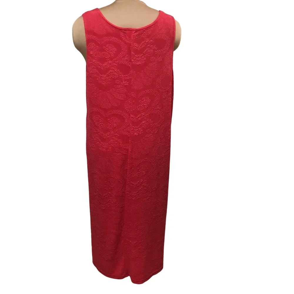 Y2K A-List by Wrapper Coral Maxi Dress‎ Jacket Set Floral Damask 2 PC  Womens 2X
